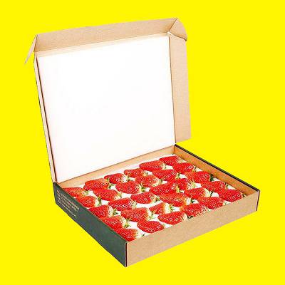 河南郑州新郑彩盒包装工厂 批发樱桃纸箱印刷 草莓包装箱子制作价格 中国供应商